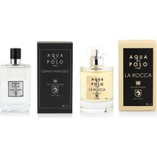 Aqua Di Polo 1987 2'li Kadın / Erkek Hediye Seti La Rocca Kadın Parfüm ve Gran Paradiso Erkek Parfüm STCC000701