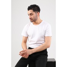 Guild 8009 Slim Fit Bisiklet Yaka T-Shirt