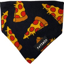 Patimio Pizza Kedi ve Köpek Tasma Fular Bandana