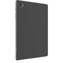 Eiroo Samsung Galaxy Tab A8 10.5 2021 X200 Tablet Siyah Silikon Kılıf