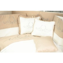 Kista Baby Bebek Uyku Seti Nevresim Takımı 80x130 Silver Kahverengi
