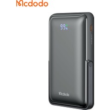 Mcdodo MC-0691 15W 10000MAH Dijital Ekranlı Magsafe Powerbank-Gri