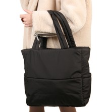 Emse Boutique Kadın Kabartmalı Puf Kumaş Kol / Omuz Çanta