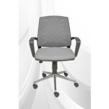 Porziyon Spectra Yönetici Koltuğu Ofis Çalışma Koltuğu - Sandalyesi (Krom Ayak)
