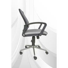 Porziyon Spectra Yönetici Koltuğu Ofis Çalışma Koltuğu - Sandalyesi (Krom Ayak)