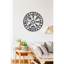 Gowpenart Dizayn Çerçeveli Vegvisir Ev&ofis Metal Duvar Tablosu