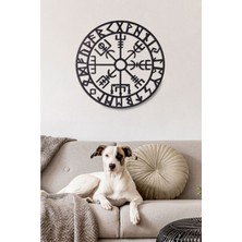 Gowpenart Dizayn Çerçeveli Vegvisir Ev&ofis Metal Duvar Tablosu