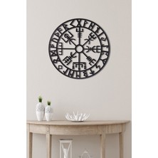 Gowpenart Dizayn Çerçeveli Vegvisir Ev&ofis Metal Duvar Tablosu