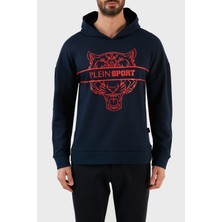 Plein Sport Logolu Regular Fit Kapüşonlu Pamuklu Sweat Erkek SWEAT FIPS21885