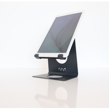 Hansdocom - Tablet Standı - Tablet Tutucu - Kitap Tutucu - Metal - Antrasit Gri - STS1