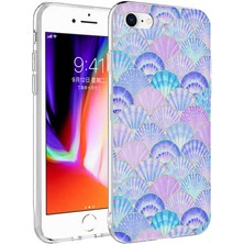 Ankacep Apple iPhone 8 Kılıf Bella Desenli Silikon Kapak