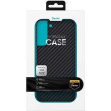 MTK Moveteck Samsung Galaxy S22 Plus Uyumlu Kılıf Karbon Benks Kevlar Ultra Ince Lüx Loop Case