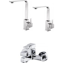 Venita Yüksek Gövde Batarya Seti Mutfak Lavabo Banyo