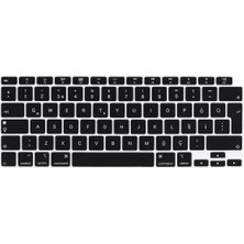 AktarMobile MacBook Air 13 2020 Klavye Koruyucu 13.3" A2179 Uyumlu Türkçe Q Silikon Ped