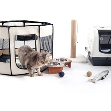 Pawingo Kedi Evi Köpek evi Kedi Oyun Alanı Kedi Oyun Parkı Kedi Doğum Çadırı Kedi Oyun Çadırı