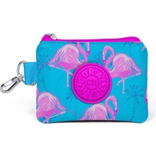 Coral High Kids Pembe Mavi Flamingo Desenli Bozuk Para Çantası 21751