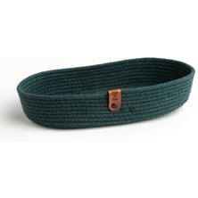 Joyso Pamuk İp El Yapımı Ekmek Sepeti 25 x 15 x 5 cm.