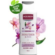 Mousson  Yoğun Keratin & Orkide Içeren Renk Koruyucu ve Yıpranmayı Onaran Saç Bakım Krem ve Maskesi 365 ml