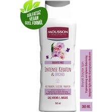 Mousson  Yoğun Keratin & Orkide Içeren Renk Koruyucu ve Yıpranmayı Onaran Saç Bakım Krem ve Maskesi 365 ml