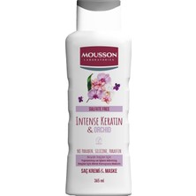 Mousson  Yoğun Keratin & Orkide Içeren Renk Koruyucu ve Yıpranmayı Onaran Saç Bakım Krem ve Maskesi 365 ml