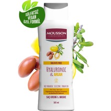 Mousson Hyalüronik Asit & Argan Içeren Onarıcı ve Besleyici Saç Bakım Krem ve Maskesi 365 ml