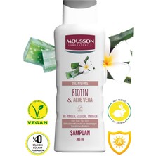 Mousson Biotin ve Aloe Vera Içeren Dökülme Karşıtı ve Uzamaya  Saç Bakım Şampuanı  385 ml