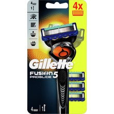 Gillette Fusion ProGlide FlexBall Tıraş Makinesi + 4 Yedek Tıraş Bıçağı