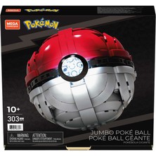 MEGA Construx™ Pokémon™ - Jumbo Poké Ball Yapı Seti, Çocuklar İçin Yapı Oyuncakları Hbf53