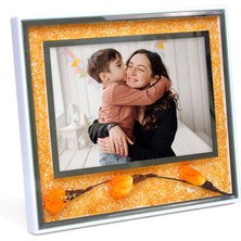 Hediye Panayırı Anneler Günü ve Sevgililer Gününe Özel Güllü Fotoğraf Çerçevesi (17X19 Cm)