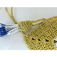 Pink Bag Göz Hasır Clutch Çanta