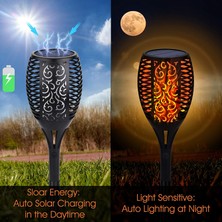 Forlife 6 Watt Solar Kazıklı Alev Efektli Çim Armatürü