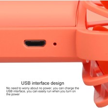 Xiaomi Youpin Vh Çok Fonksiyonlu Taşınabilir Mini USB Fan - Turuncu (Yurt Dışından)