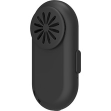 Szykd K1 Mini Klips Tipi Maske Fan USB Şarj 3 Vitesli Ayarlanabilir Küçük Fan Siyah (Yurt Dışından)