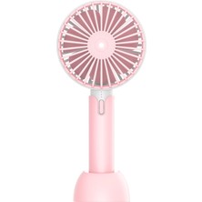 YKD Store Masaüstü Taşınabilir El Taşınağı Mini Sessiz Fan, Renk: X1 Pembe