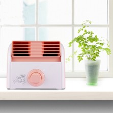 YKD Store 30W Türbin Blade Mini Masaüstü Sessiz Fan (Mavi)