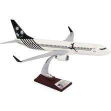 Zekupp - Maket Uçak Boeing 737-800 1/100 - Siyah Beyaz Taraftar, Özel Tasarım Model Uçak