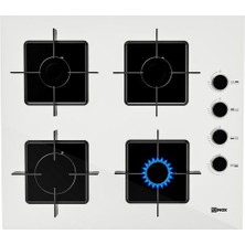 Ukinox Ares 65 Xsr Beyaz Cam Ankastre Ocak