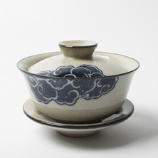 Xhang El Boyalı Bulut Gaiwan Çay Çömlekçilik Tureen Kapaklı Teaware Kung Fu Çay Töreni Set Kahve Kupalar Kaseler Chawan | Çay Tureen(Yurt Dışından)