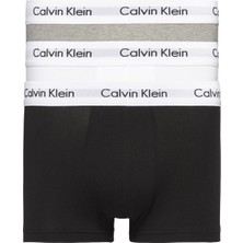 Calvin Klein Erkek 3'lü Trunk Boxer Seti Cotton Stretch