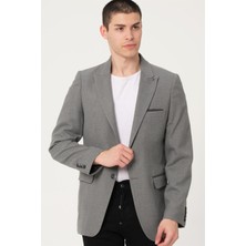 Dewberry C9058 Dewberry Erkek Ceket-Açık Gri