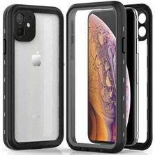 TahTicMer Apple iphone 11 Kılıf Su Geçirmez Şeffaf Silikon Antişok Darbe Korumalı Tpu Kılıf