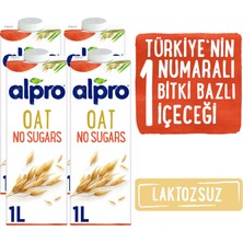 Alpro Şekersiz Yulaf Sütü 4x1L