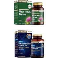 Milk Thistle 60 Tablet + 14 Vitamin,7 Mineral Içerikli Multivitamin Erkek 60 Tablet