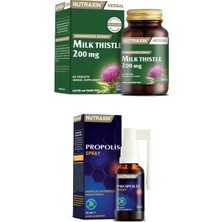 Nutraxin Milk Thistle 60 Tablet + Propolis Boğaz Spreyi 30 ml