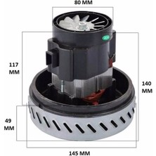 Populer Stilevs Uyumlu Uzay Süpürge Motoru 1400W