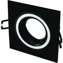 Cata Kartal Kare Dekoratif Boş Kasa Siyah