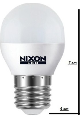 Nixon LED Ampul 6W=(40W) 5000K 470LM Beyaz Işık E27 10 Lu Paket