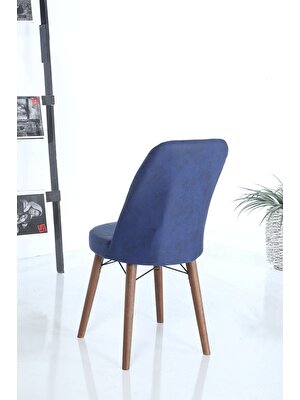 Morkese Home Consept İnjir Home Astro Serisi  1 Adet Sandalye Mutfak Sandalyesi Yemek Odası Sandalyesi - Lacivert