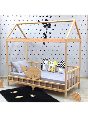 MiniWood Balina Montessori Yatak 90X190 Çocuk ve Bebek Karyola