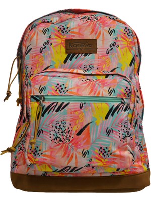 Kaukko Roze Flowers Sırt Çantası K1332